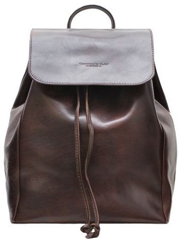 Real leather backpack Glamorous by GLAM Santa Croce - Brown -