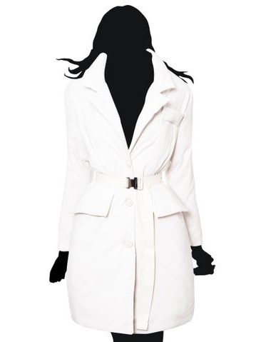 Winter jacket Due Linee - White -
