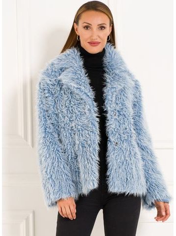 Női yetti kabát Glamorous by Glam - Kék -