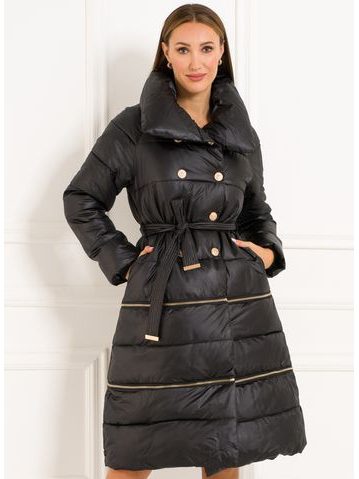 Chaqueta de invierno para mujer Due Linee - Negro -