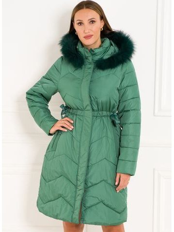 Chaqueta de invierno para mujer Due Linee - Verde -