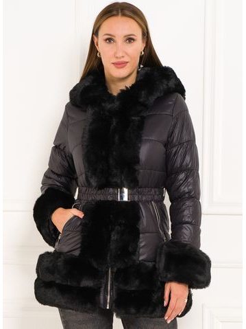 Chaqueta de invierno para mujer Due Linee - Negro -