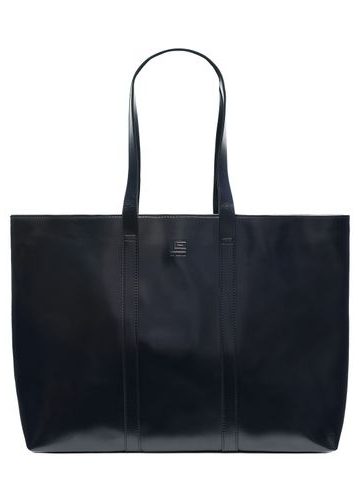 Real leather shoulder bag Guy Laroche Paris - Black -