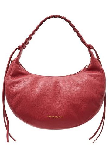 Real leather shoulder bag Glamorous by GLAM - Red -