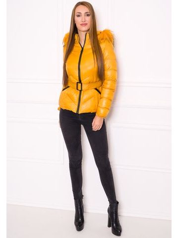 Winter jacket Due Linee - Yellow -