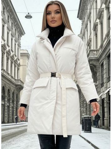 Winter jacket Due Linee - White -