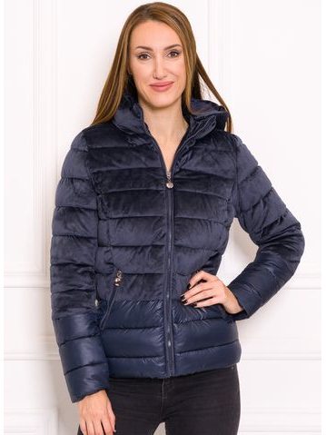 Női téli kabát Due Linee - Sötétkék -