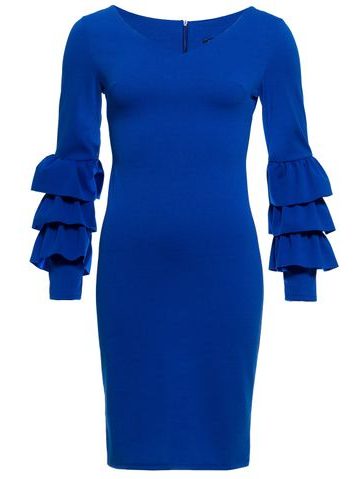 Damska sukienka na codzień Glamorous by Glam - niebieski -