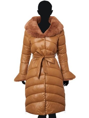 Winter jacket Due Linee - Brown -