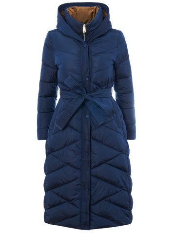 Dámská modrá bunda prošívaná bi-col -