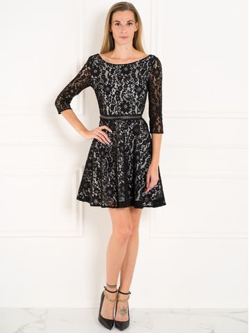 Vestido de mujer Due Linee - Negro -