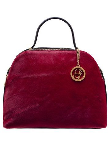 Bolso de cuero de mano para mujer Glamorous by GLAM - Rojo -