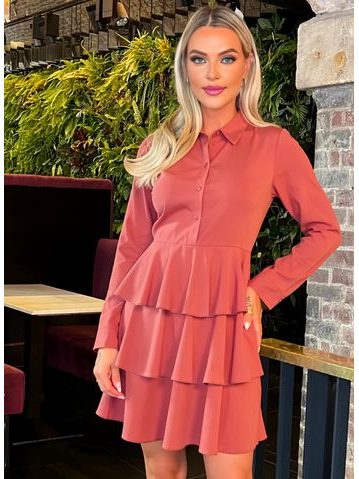 Italian dress Glamorous by Glam - Pink -