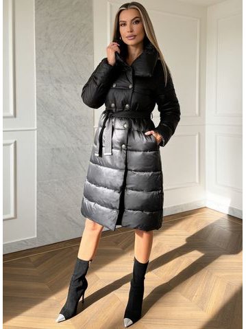 Chaqueta de invierno para mujer Due Linee - Negro -