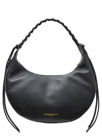 Real leather shoulder bag Glamorous by GLAM - Black -