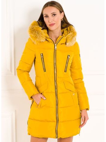 Winter jacket Due Linee - Yellow -