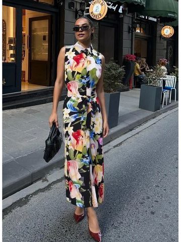 Vestidos de verano para mujer GLAM&GLAMADISE - Negro -
