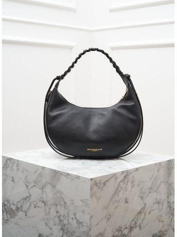 Real leather handbag Glamorous by GLAM - Black -