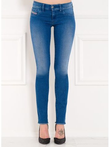 Jeansy dla kobiet DIESEL - niebieski -