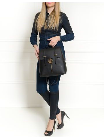 Women's real leather backpack Glamorous by GLAM - Green -