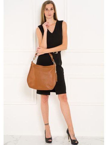 Bolso de hombro de cuero para mujer Glamorous by GLAM - Amarillo -