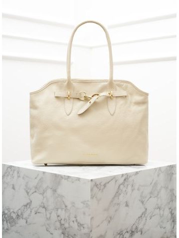 Kožená kabelka ražená černá -