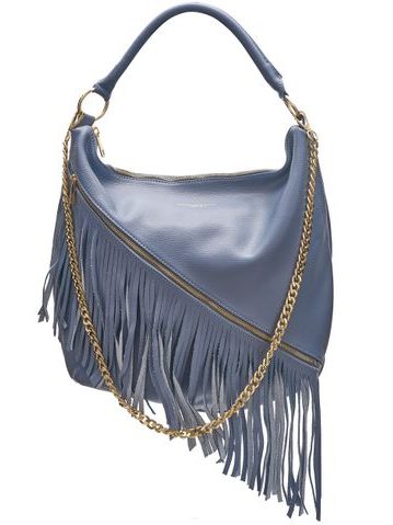 Bolso de hombro de cuero para mujer Glamorous by GLAM - Azul -