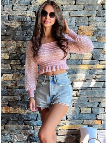 Top donna Glamorous by Glam - Rosa -