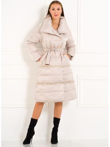 Giacca invernale donna Due Linee - Beige -