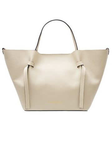 Real leather handbag Glamorous by GLAM - Beige -