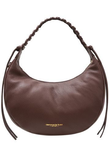 Real leather shoulder bag Glamorous by GLAM - Brown -