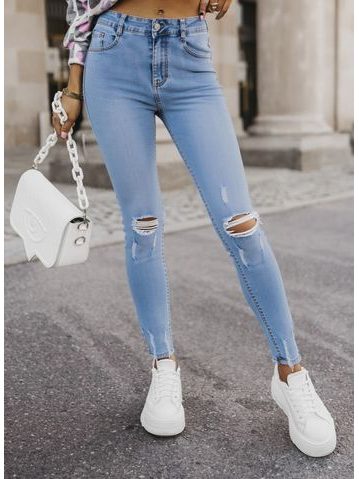 Jeans donna - Blu -