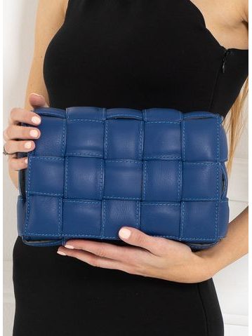 Bolso de cuero crossbody para mujer Glamorous by GLAM - Azul -