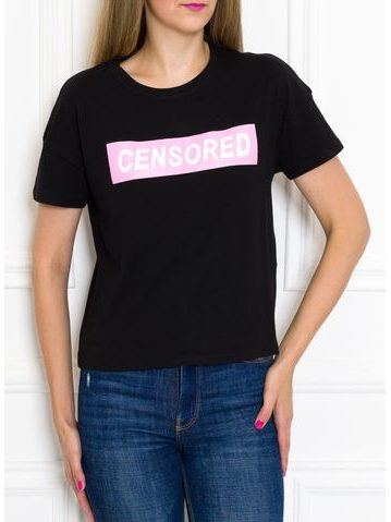 Camiseta para mujer Due Linee - Negro -