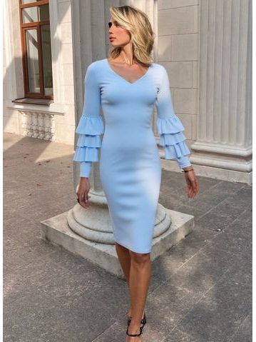 Abiti donna uso quotidiano Glamorous by Glam - Blu -