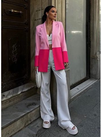 Blazer donna Glamorous by Glam - Rosa -