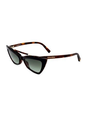 Damskie okulary przeciwsłoneczne Dsquared2 - brązowy -
