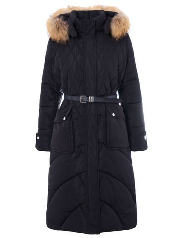 Dámská kožená kabelka přes velká rameno se srstí a zdobením - béžová -