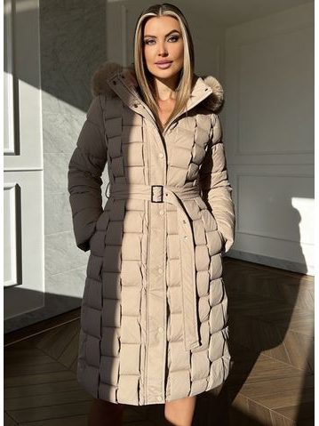 Winter jacket Due Linee - Beige -
