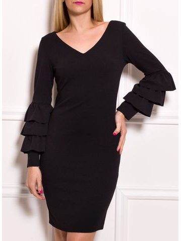 Damska sukienka na codzień Glamorous by Glam - niebieski -