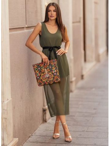 Rochie de vară damă Glamorous by Glam - Verde -