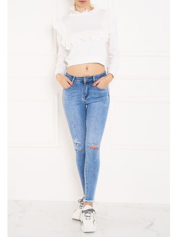 Top de mujer Due Linee - Blanco -