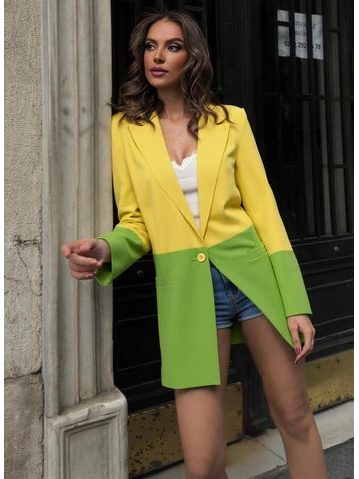 Blazer de mujer Glamorous by Glam - Amarillo -