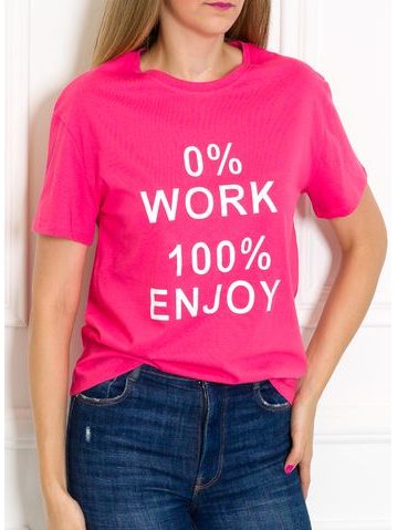 Dámské tričko Work růžové -