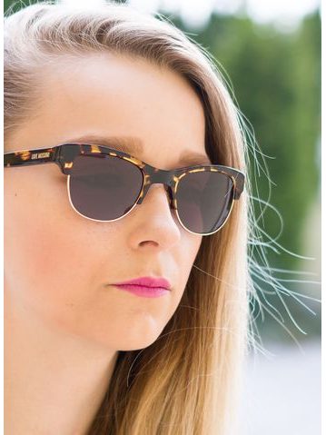 Ochelari de soare damă Moschino - Maro -