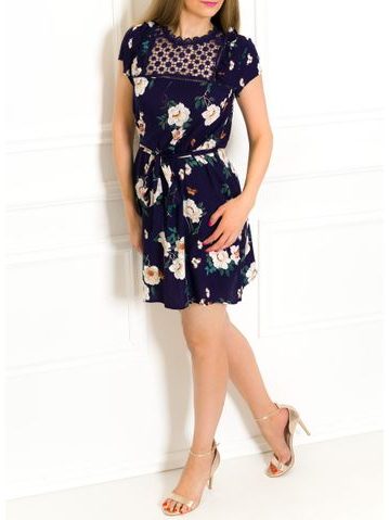 Vestido de mujer para todos los días Glamorous by Glam - Azul oscuro -