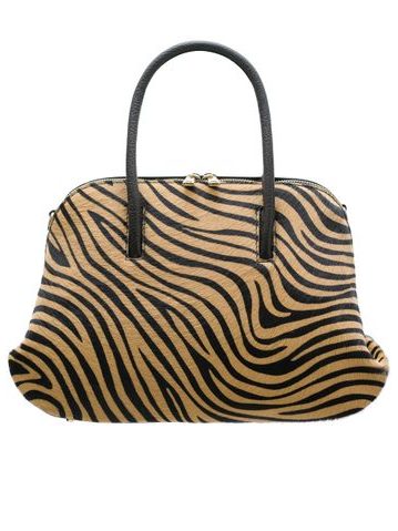 Borsa a mano da donna in pelle Glamorous by GLAM - Beige -