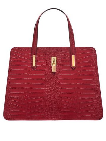 Borsa a mano da donna in pelle Glamorous by GLAM - Rosso -