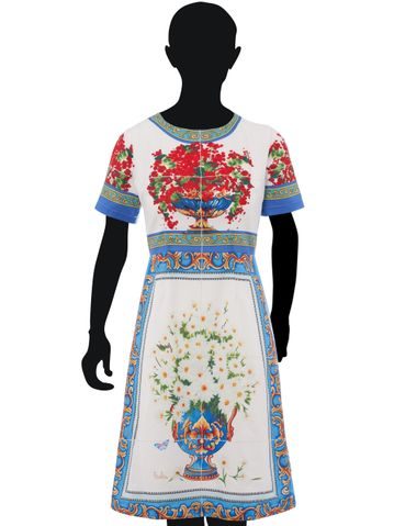Italian dress Glamorous by Glam - Black-white -