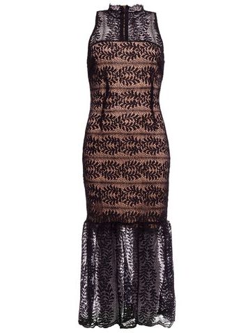 Midi dress Due Linee - Black -